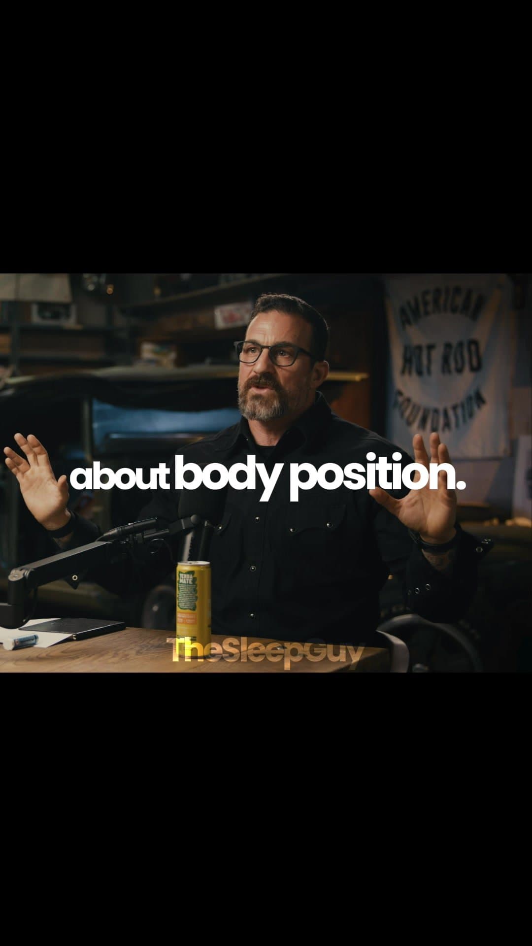 the MAJOR
issue
with falling asleep
is that
they can't forget
about the
position…