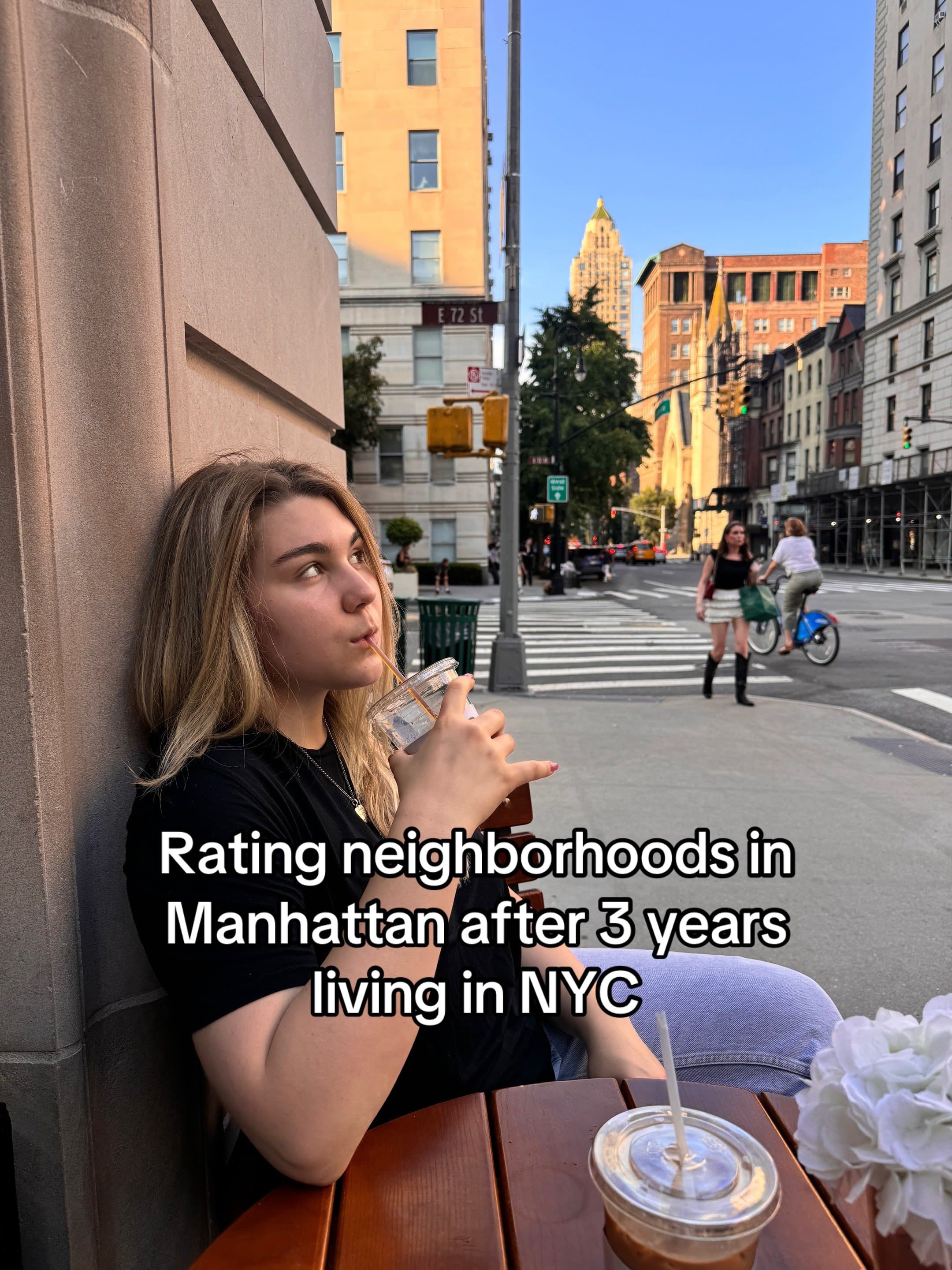 Slide 1: Rating neighborhoods
in
Manhattan after 3 years
living in NYC
