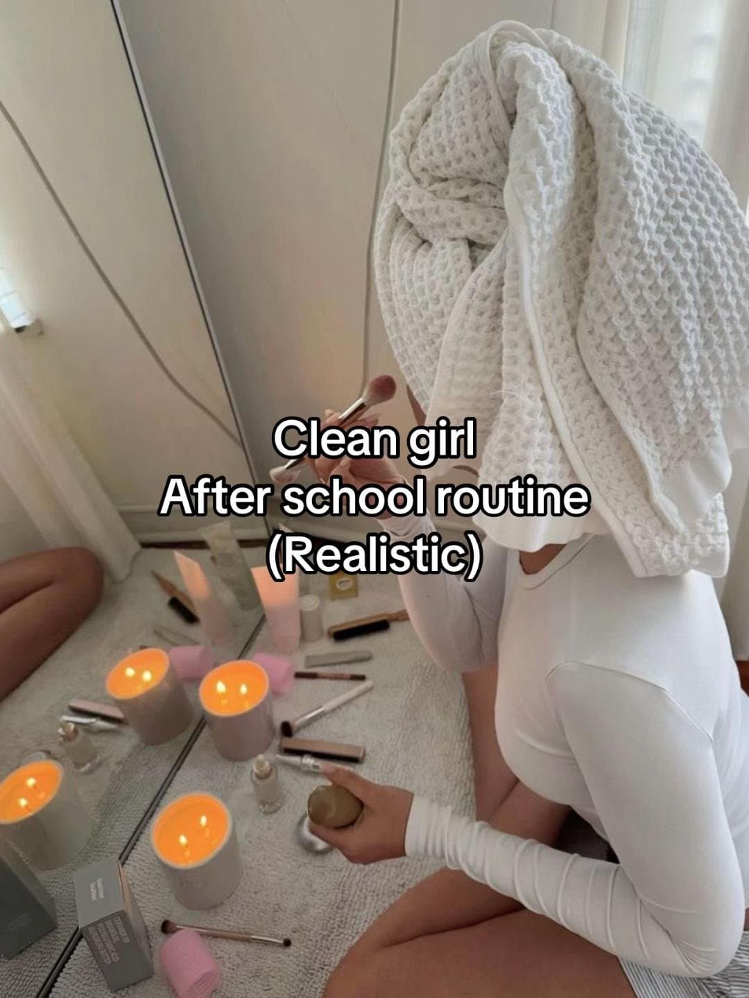 Slide 1: Clean girl
After school routine
(Realistic)