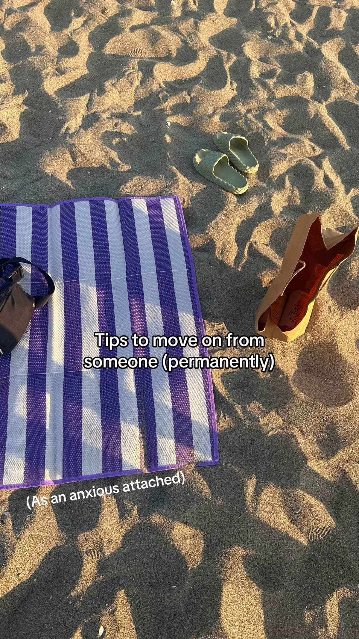 Slide 1: Tips to move on from
someone (permanently)

(As an anxious attached)