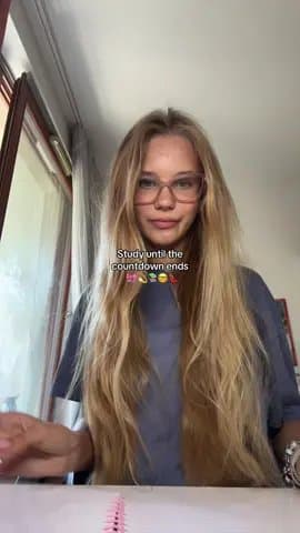 Study until the
countdown ends
🎀💫📚🤓👠

Done! 📚
app: Planjoy 🤭