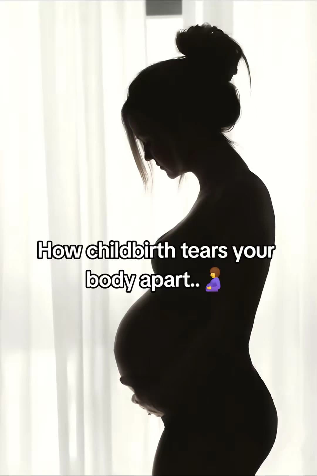 Slide 1: How childbirth tears your body apart 🤰