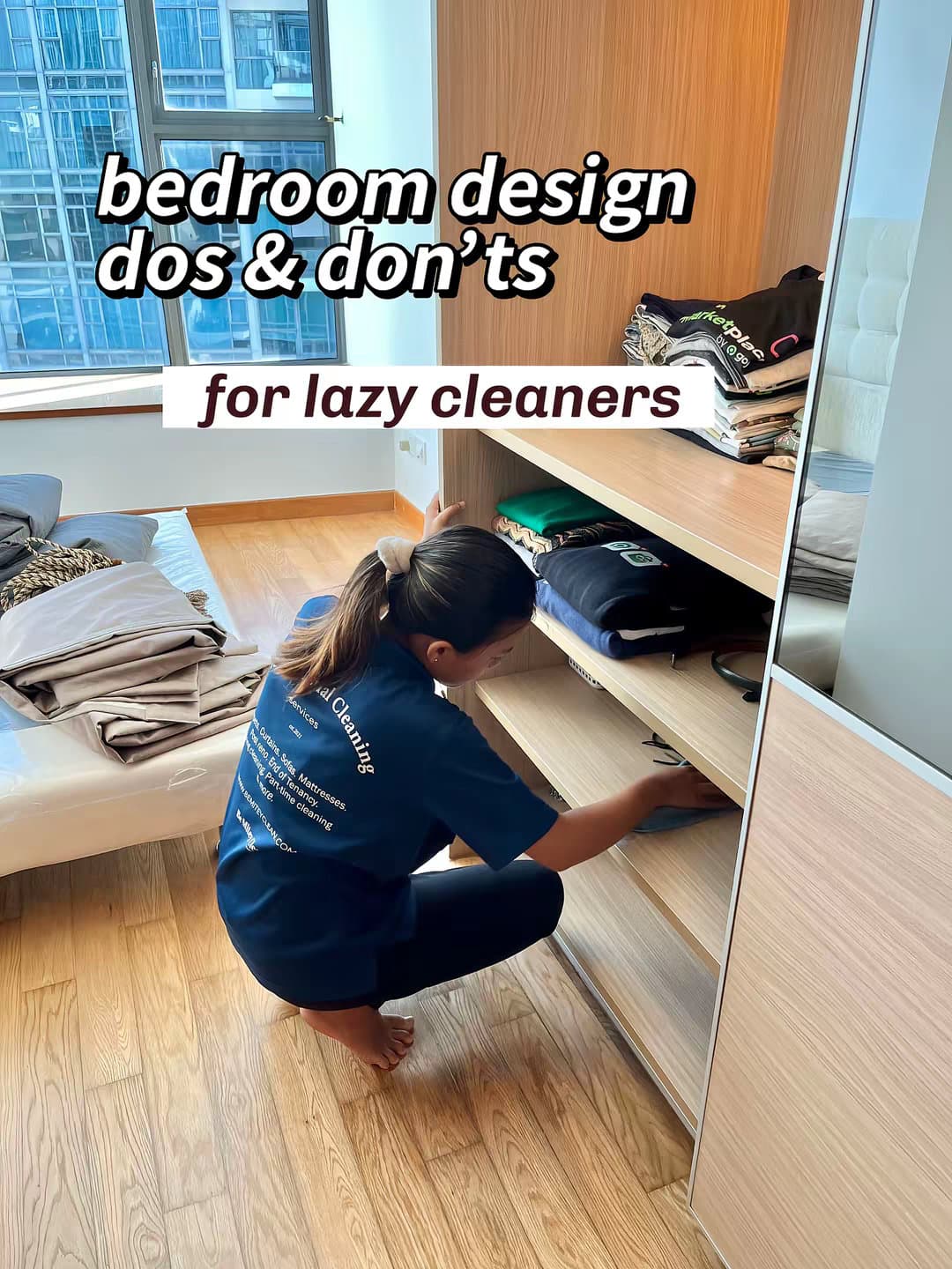 Slide 1: bedroom design
dos & don'ts
for lazy cleaners