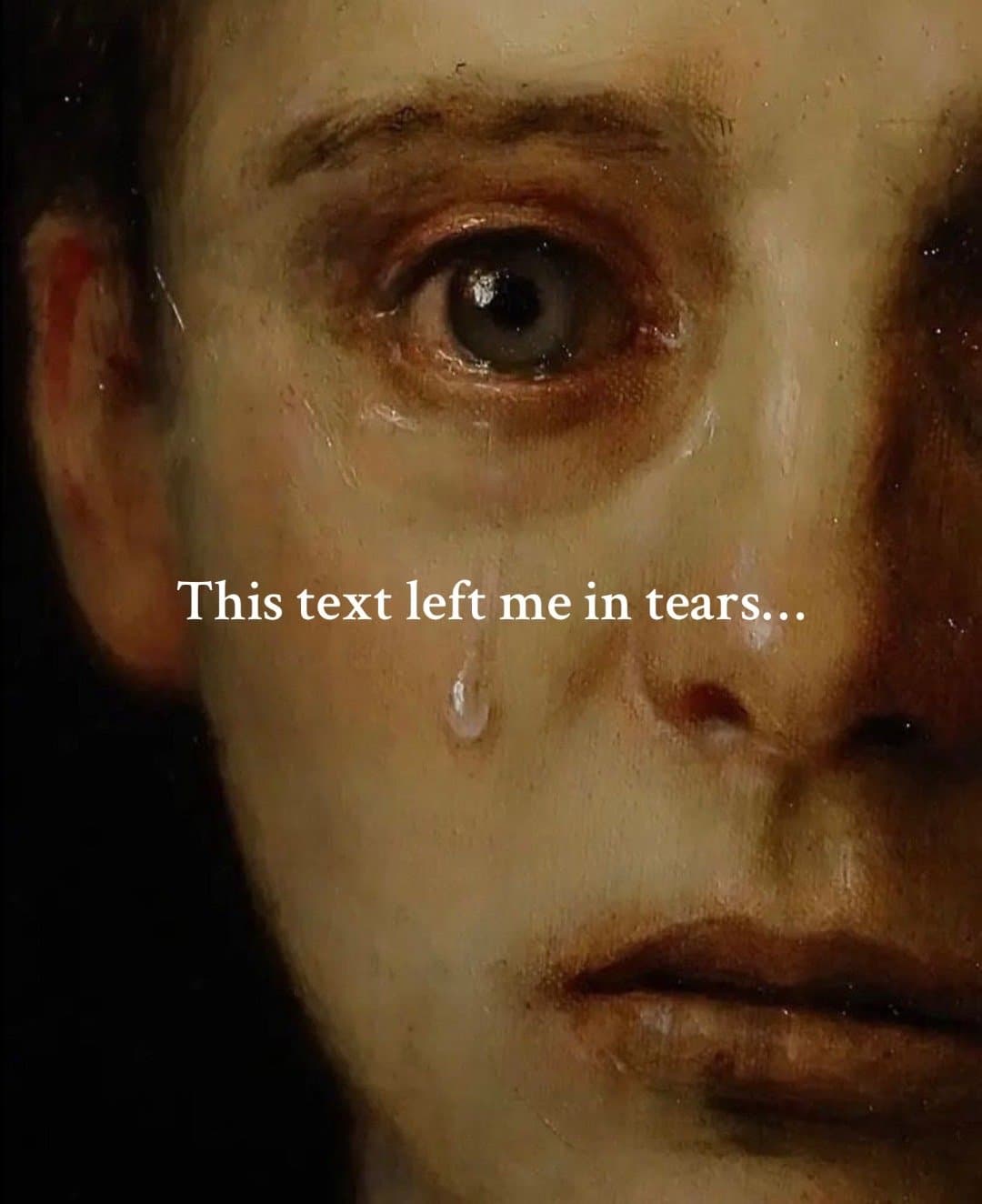 Slide 1: This text left me in tears...