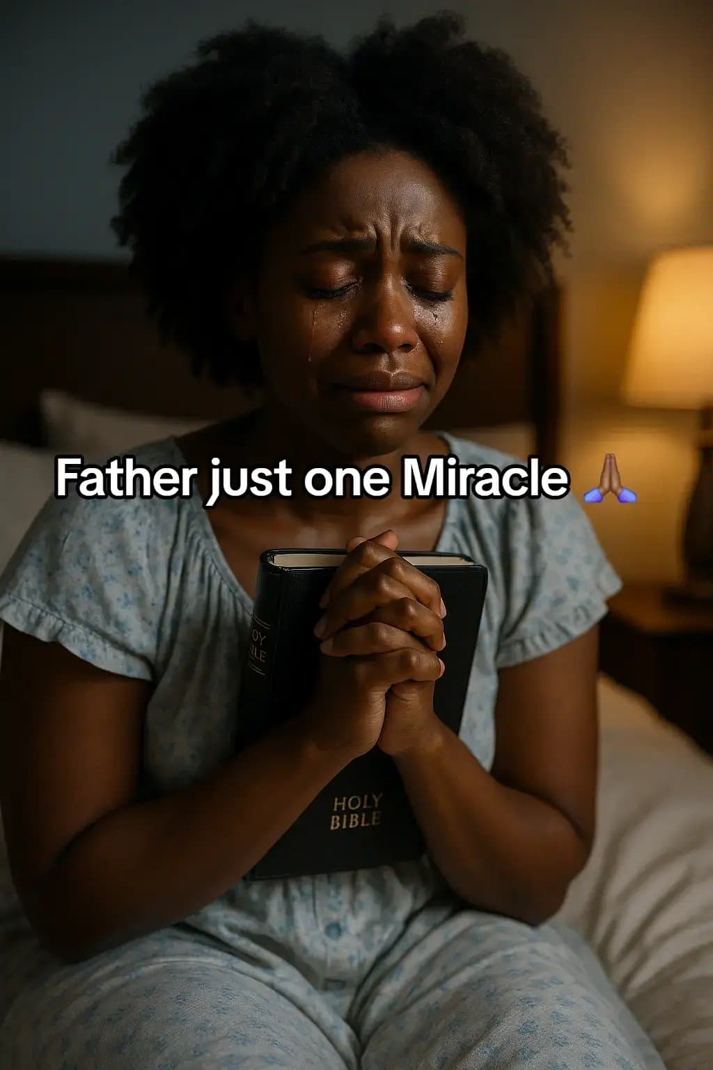 Slide 1: Father just one Miracle 🙏🏽