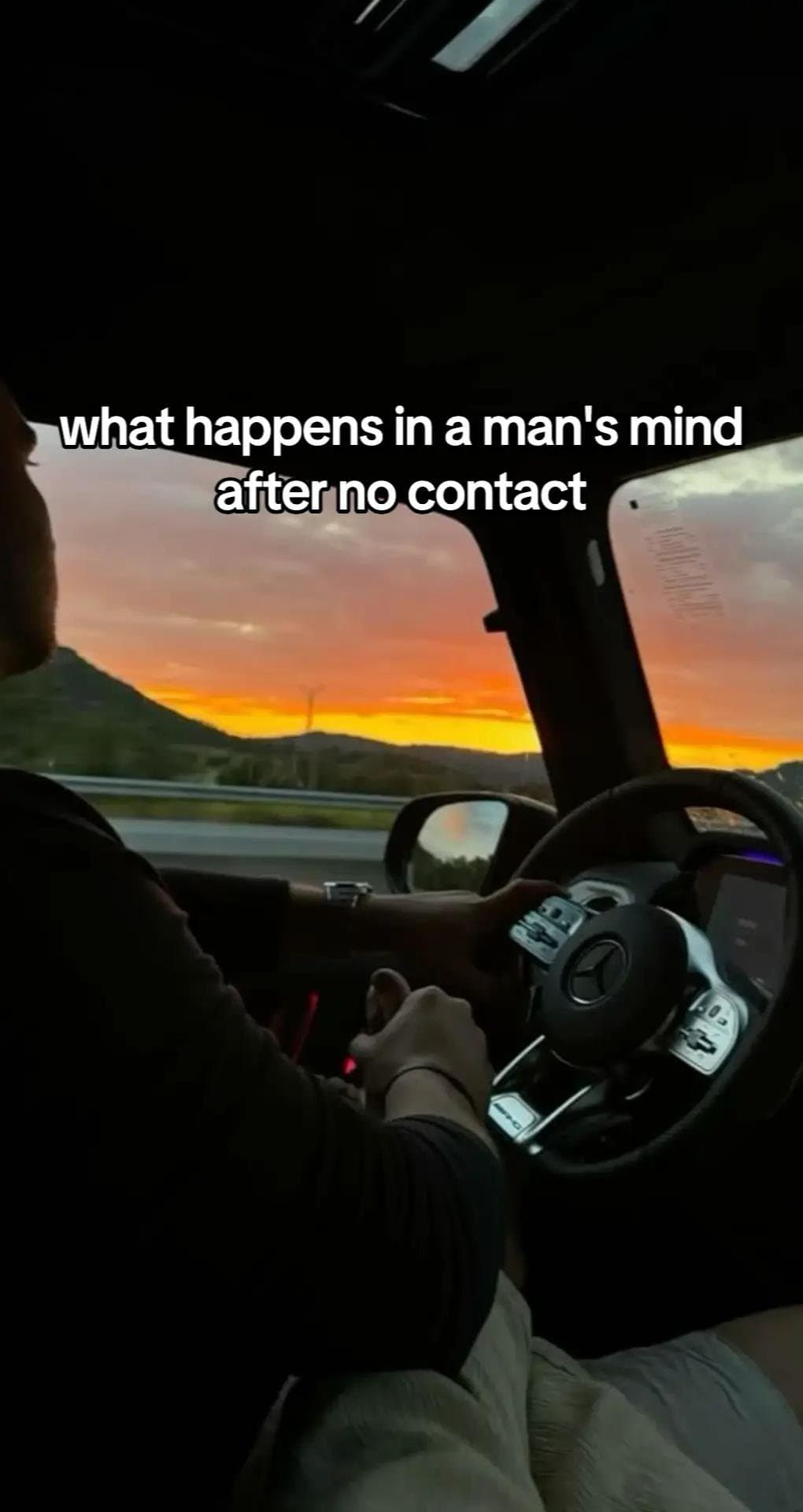 Slide 1: what happens in a man's mind
after no contact
