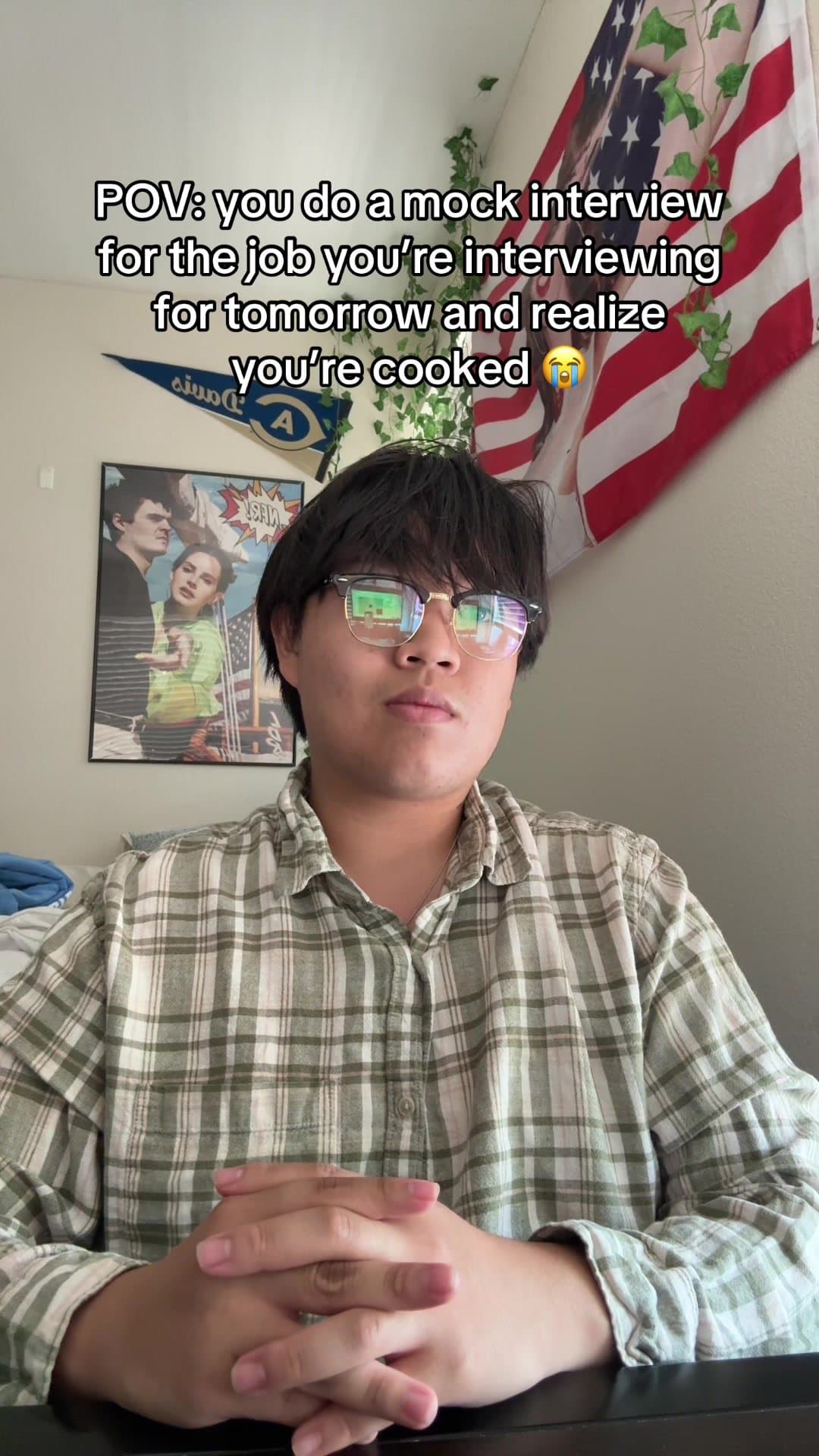 POV: you do a mock interview
for the job you're interviewing
for tomorrow and re…