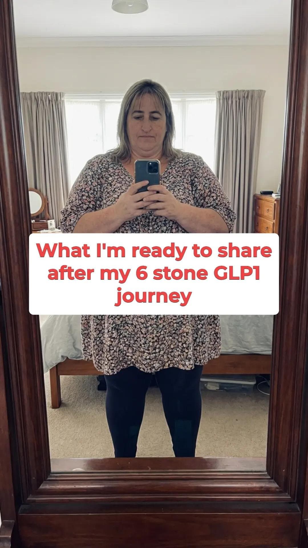 Slide 1: What I'm ready to share 
after my 6 stone GLP1 
journey