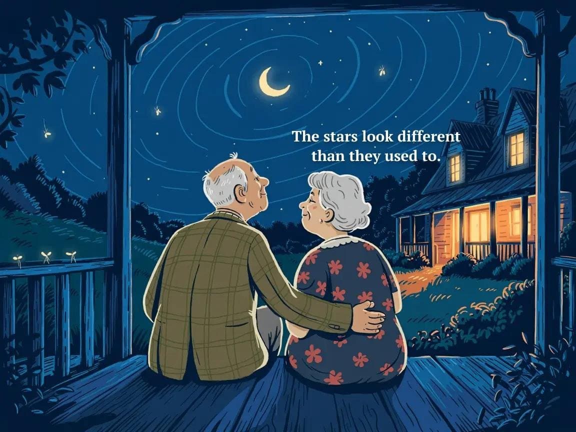 Slide 1: The stars look different
than they used to.