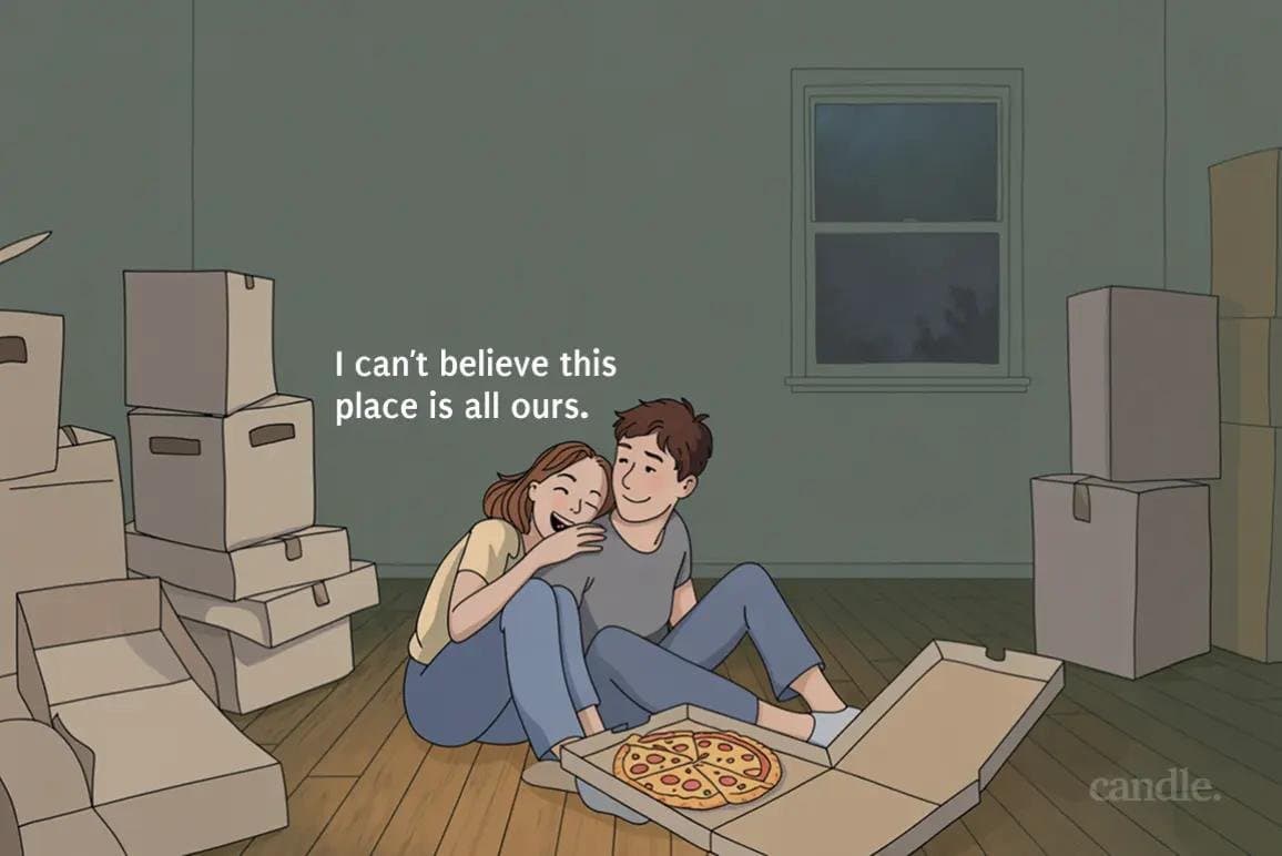 I can't believe this
place is all ours.