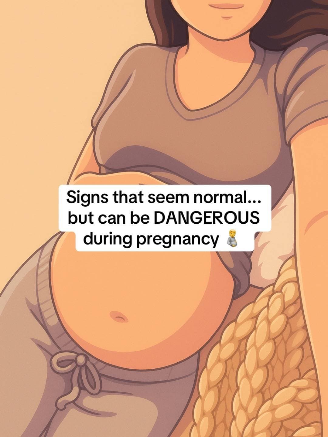 Slide 1: Signs that seem normal...
but can be DANGEROUS
during pregnancy 🫄