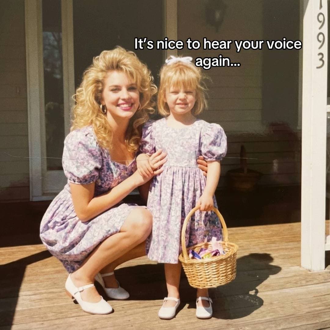 It's nice to hear your voice again..