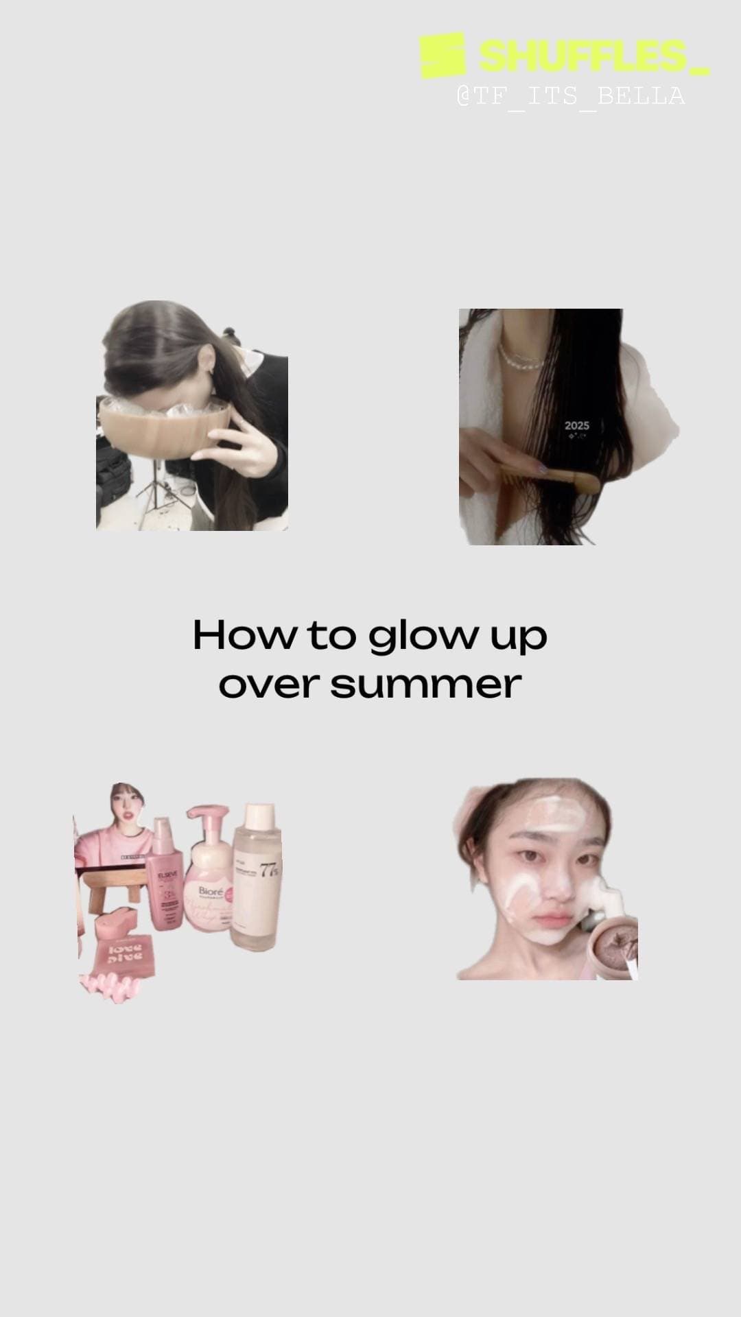 Slide 1: How to glow up
over summer