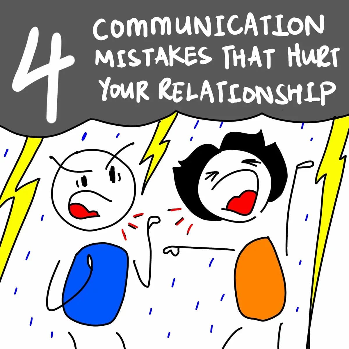 Slide 1: 4
COMMUNICATION
MISTAKES THAT HURT
YOUR RELATIONSHIP