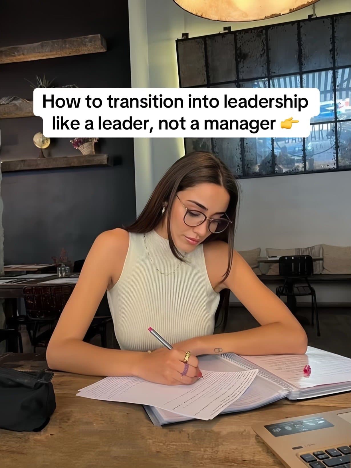 Slide 1: How to transition into leadership
like a leader, not a manager 👉