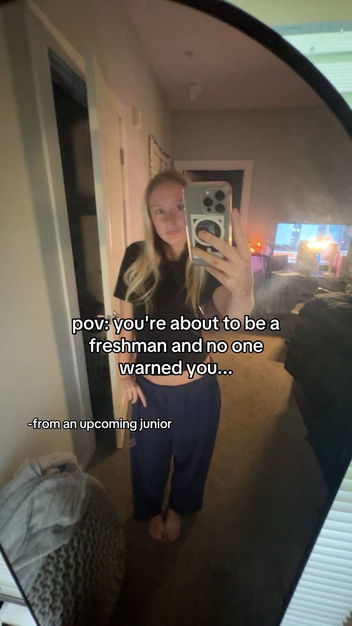 pov: you're about to be a
freshman and no one
warned you...

-from an upcoming j…