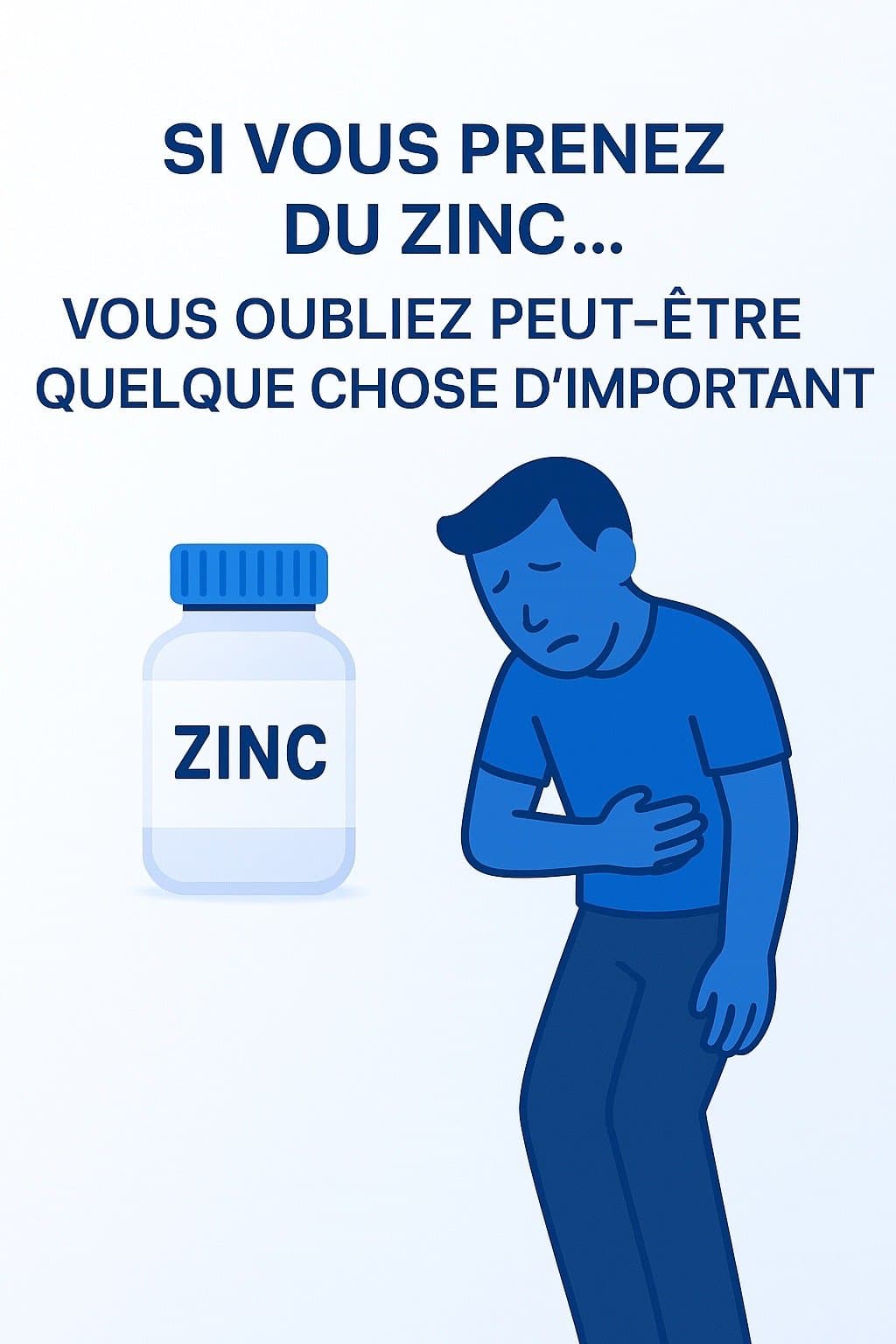 SI VOUS PRENEZ
DU ZINC...
VOUS OUBLIEZ PEUT-ÊTRE
QUELQUE CHOSE D'IMPORTANT