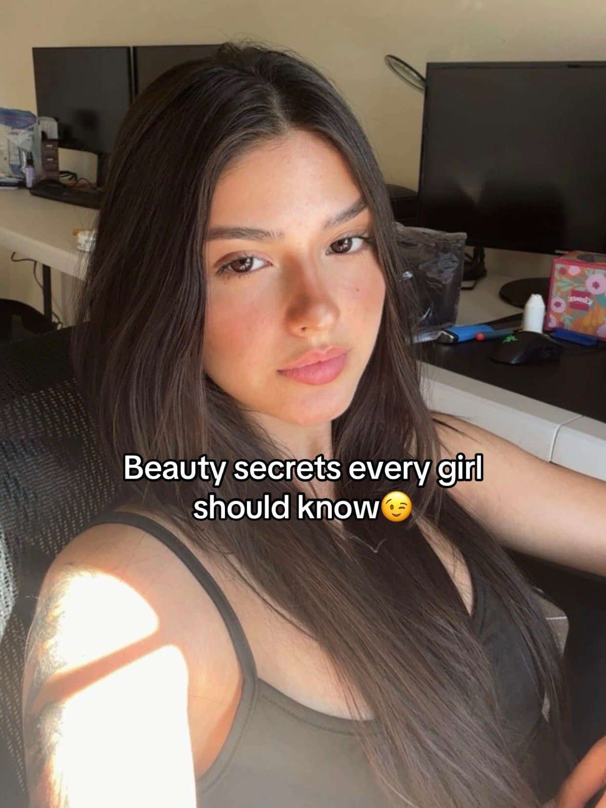 Slide 1: Beauty secrets every girl
should know😉