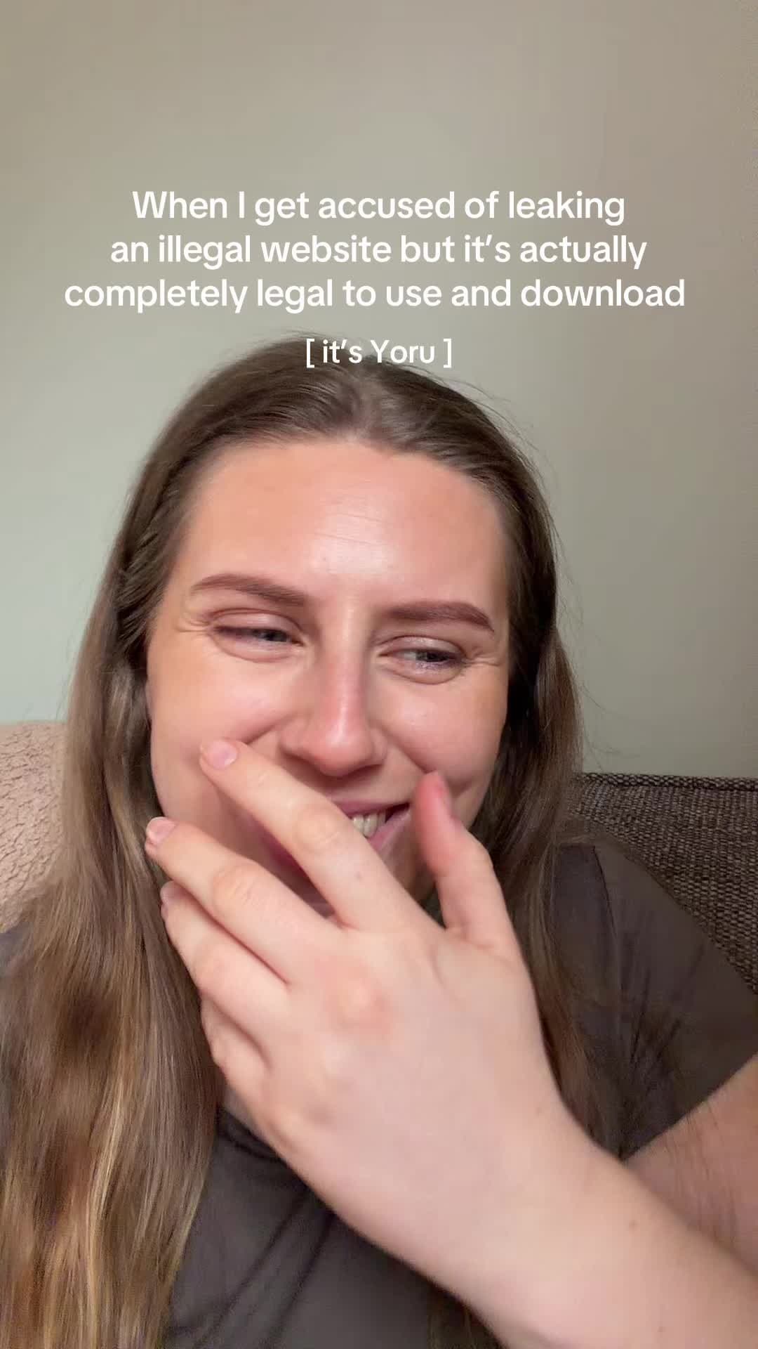 When I get accused of leaking
an illegal website but it's actually
completely le…