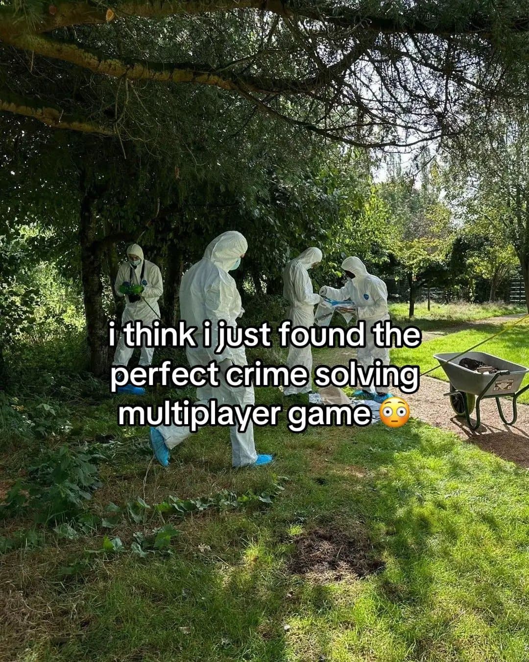 Slide 1: i think i just found the
perfect crime solving
multiplayer game 😳