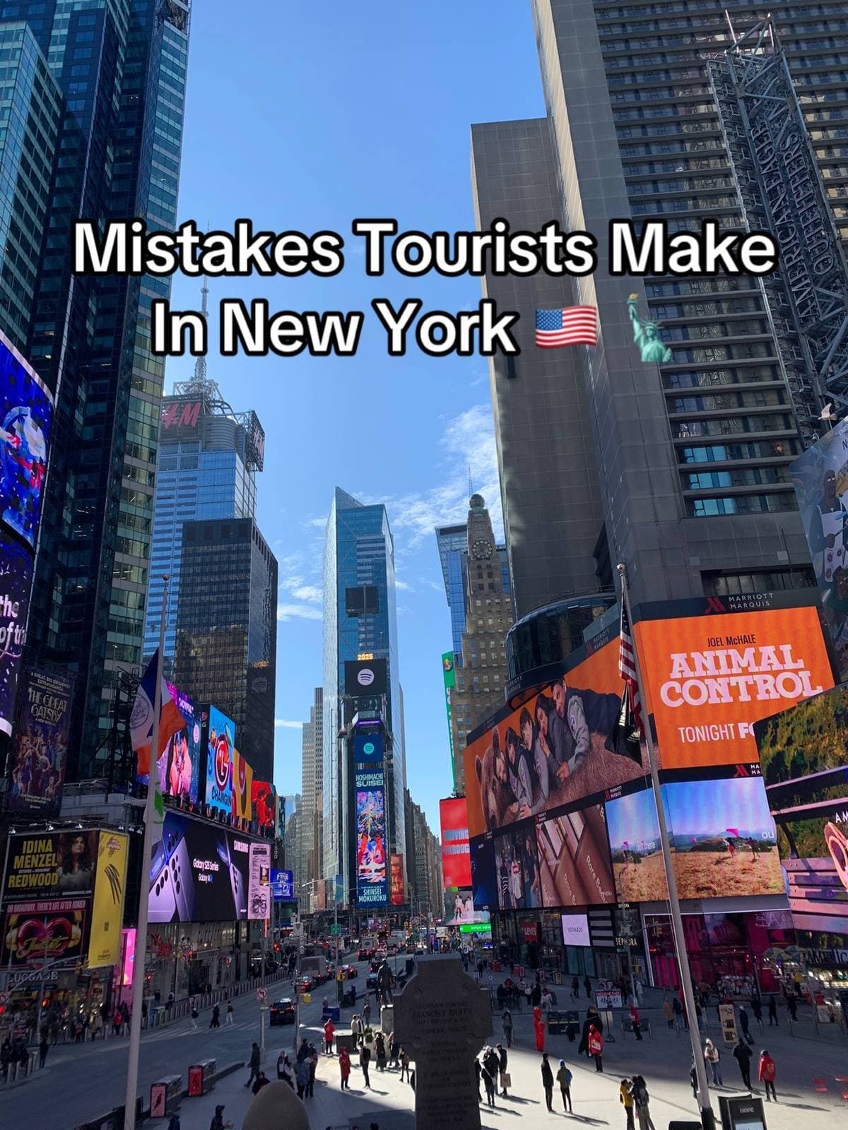 Slide 1: Mistakes Tourists Make
In New York