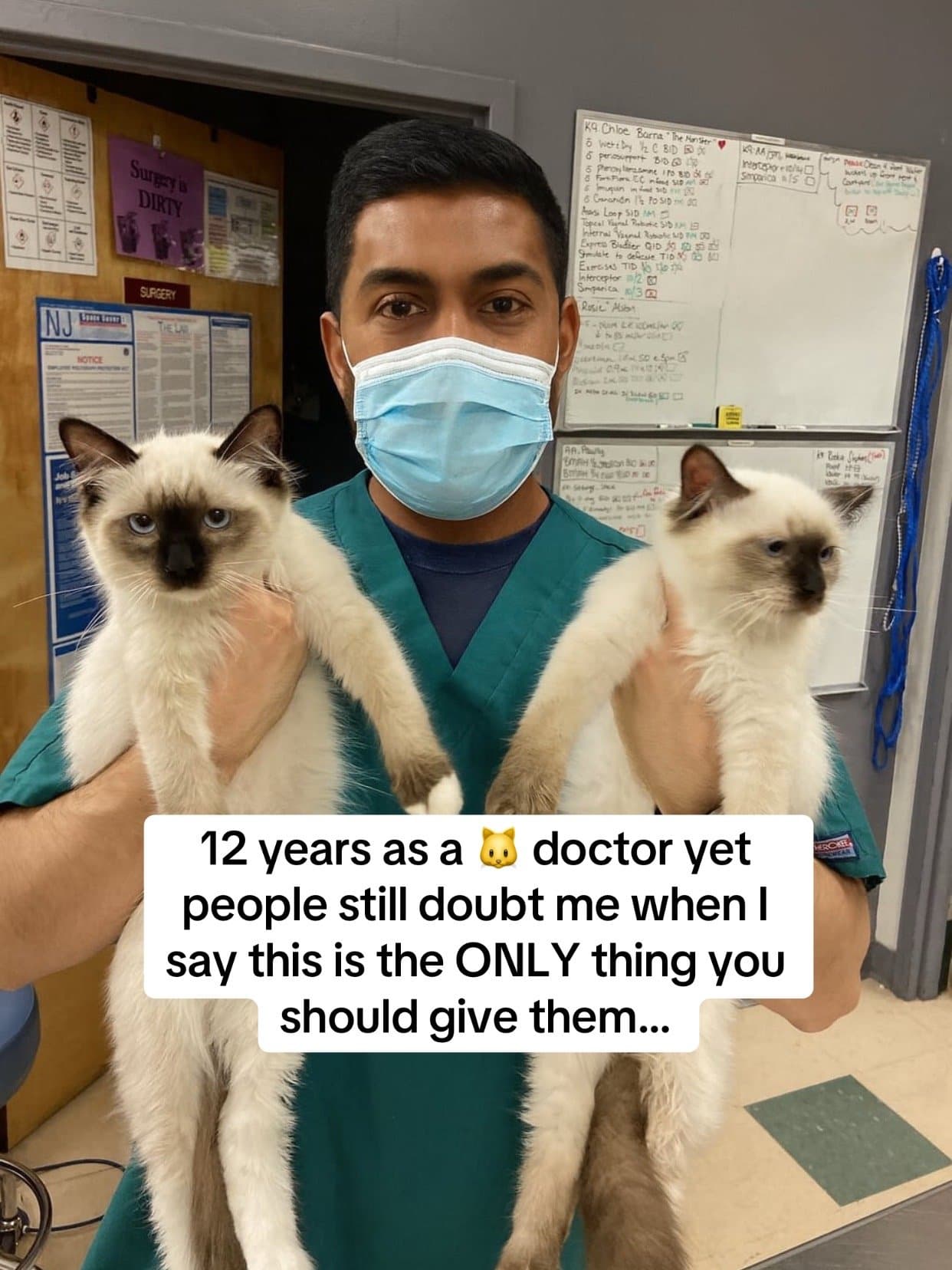 12 years as a 😺 doctor yet
people still doubt me when I
say this is the ONLY th…