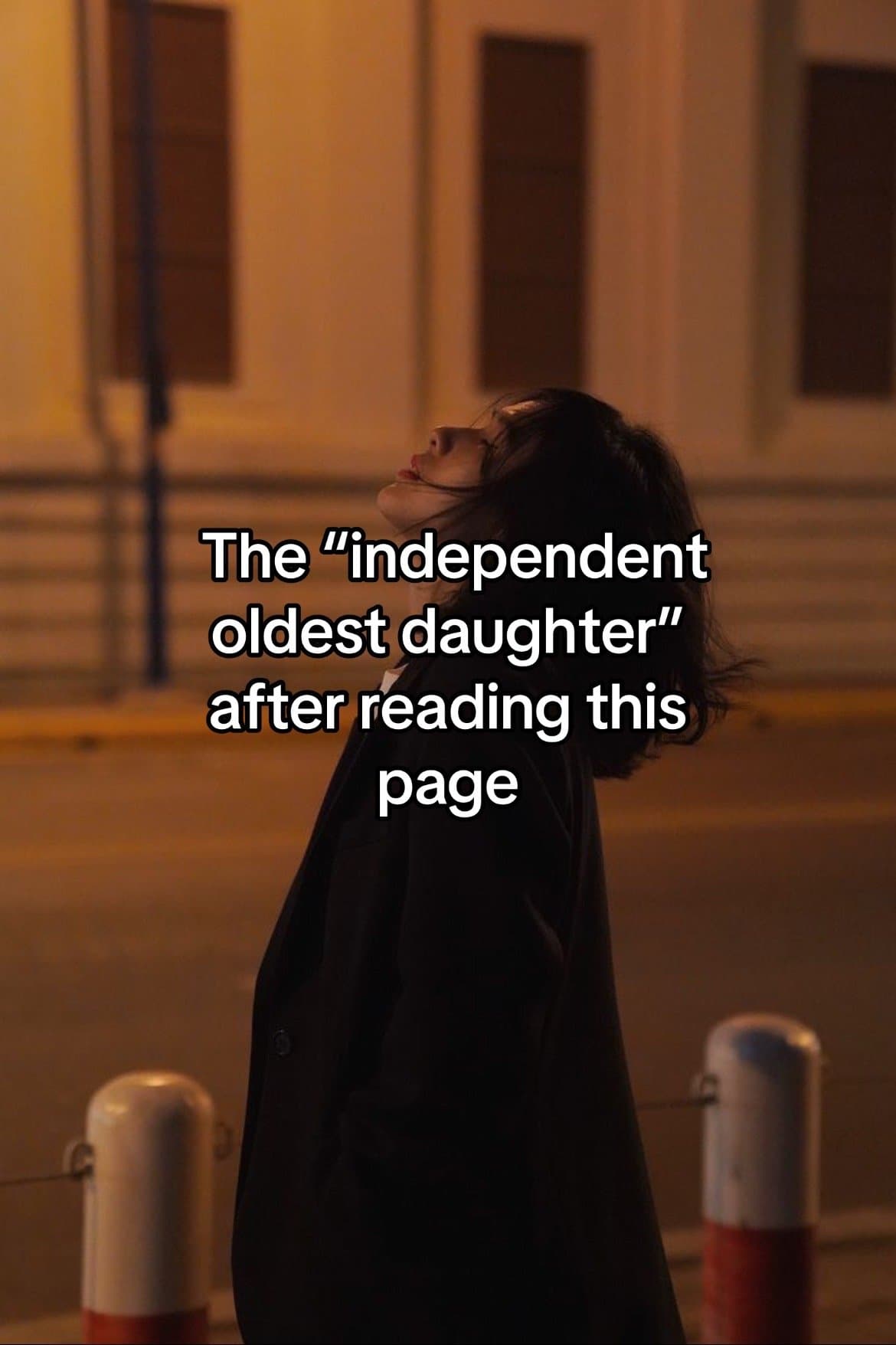 The "independent oldest daughter" after reading this page