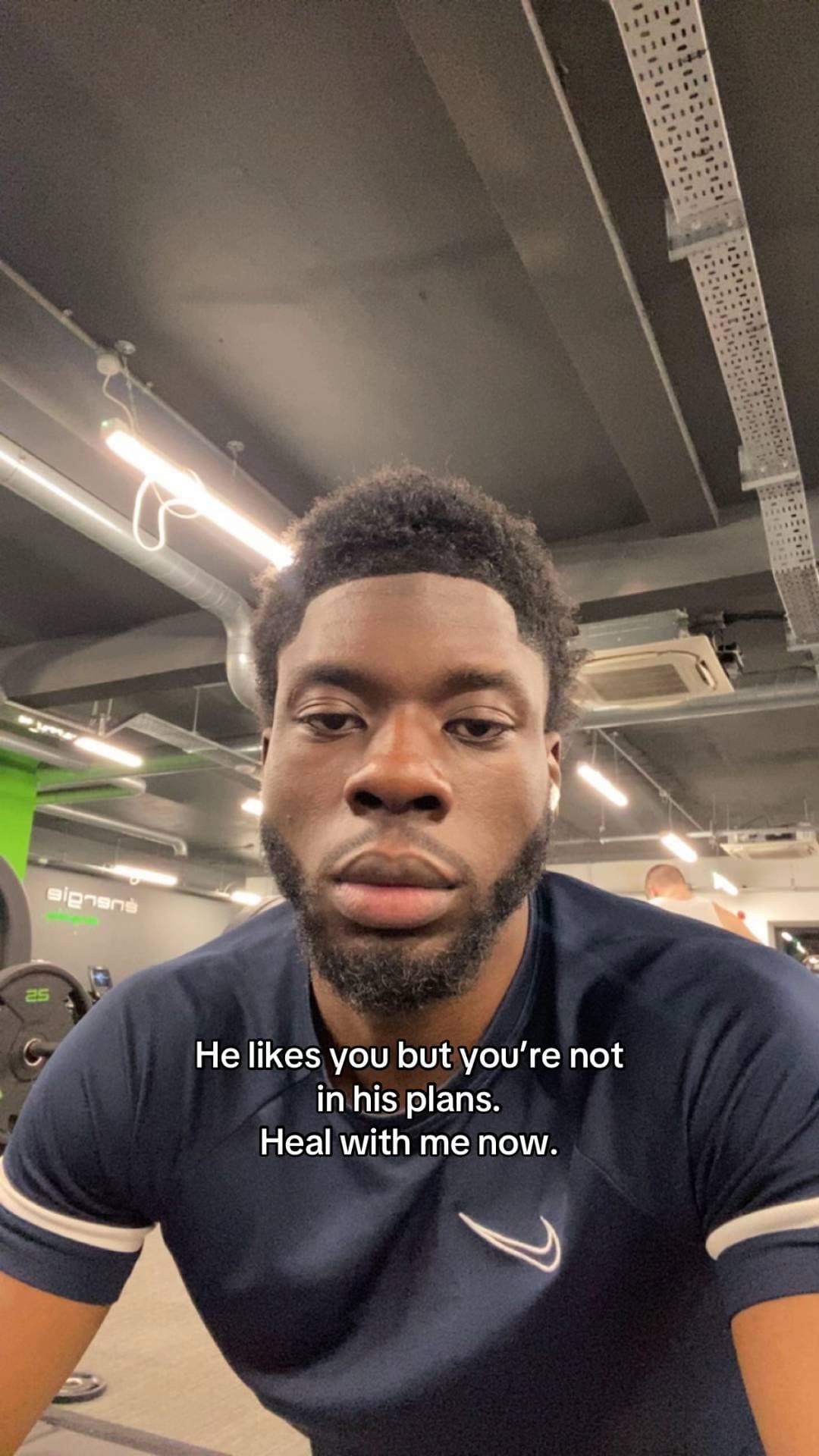 Slide 1: He likes you but you’re not
in his plans.
Heal with me now.