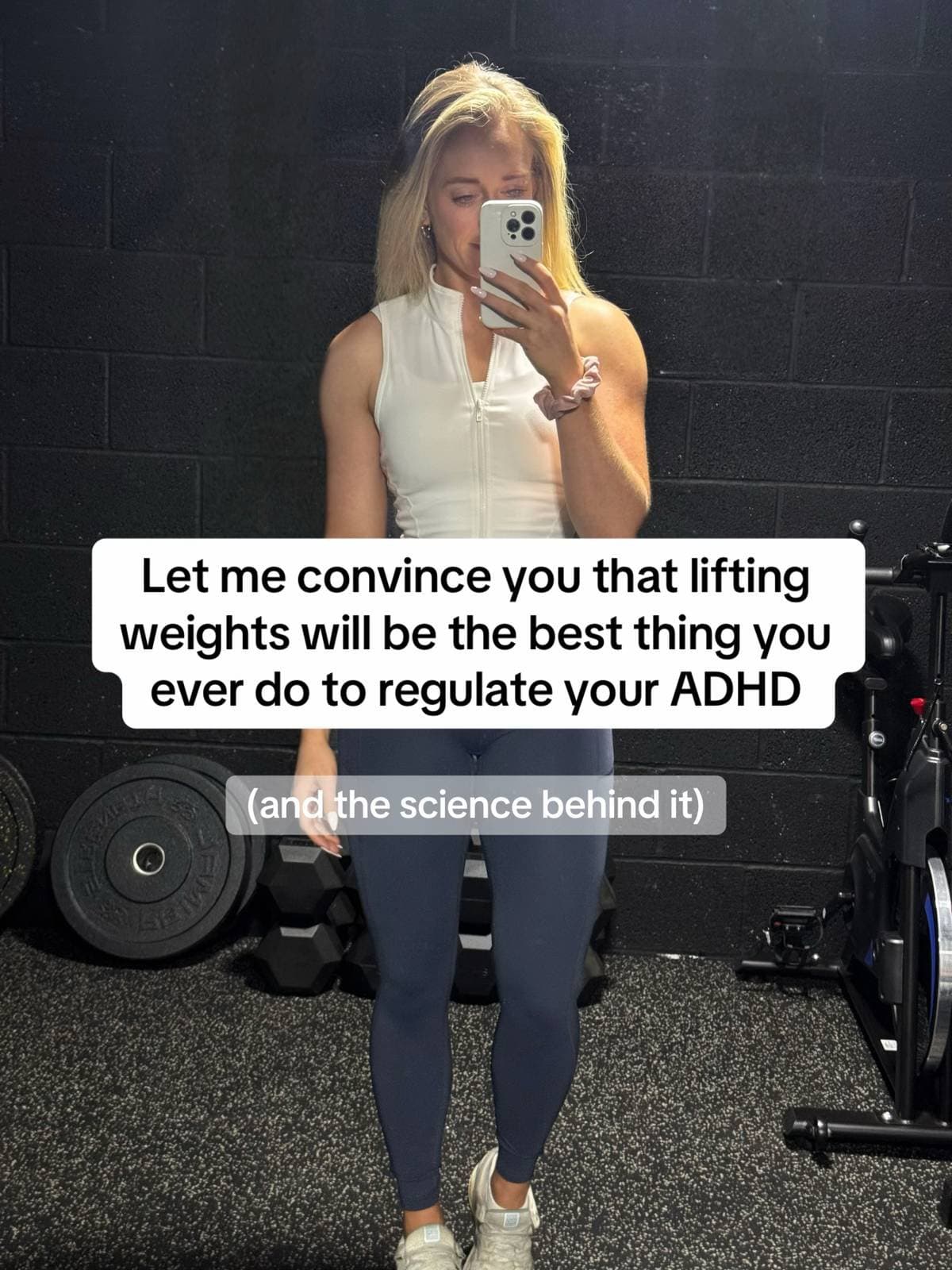 Slide 1: Let me convince you that lifting
weights will be the best thing you
ever do to regulate your ADHD

(and the science behind it)