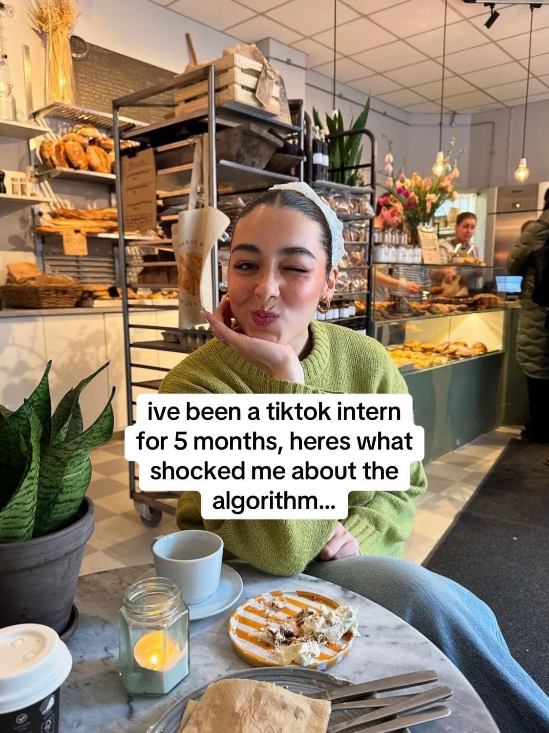Slide 1: ive been a tiktok intern
for 5 months, heres what
shocked me about the
algorithm...