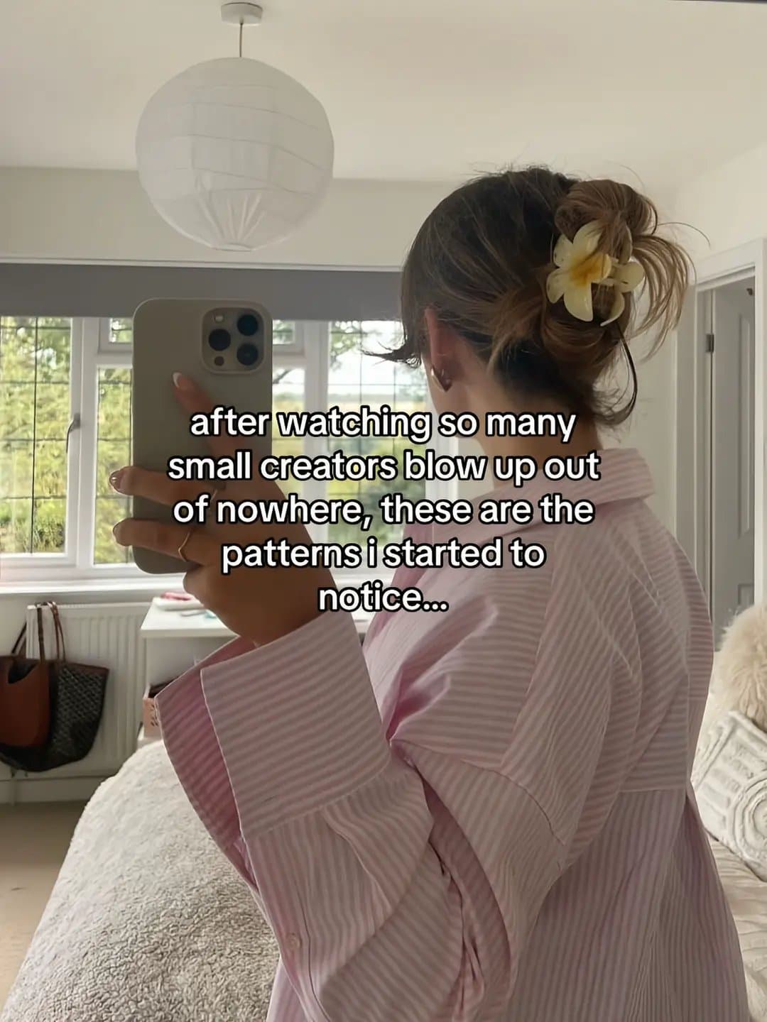 Slide 1: after watching so many
small creators blow up out
of nowhere, these are the
patterns i started to
notice...