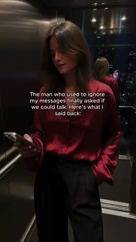 The man who used to ignore
my messages finally asked if
we could talk. Here’s wh…