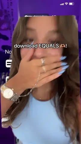 The reason why I'm not bored anymore >> download EQUALS🫶!