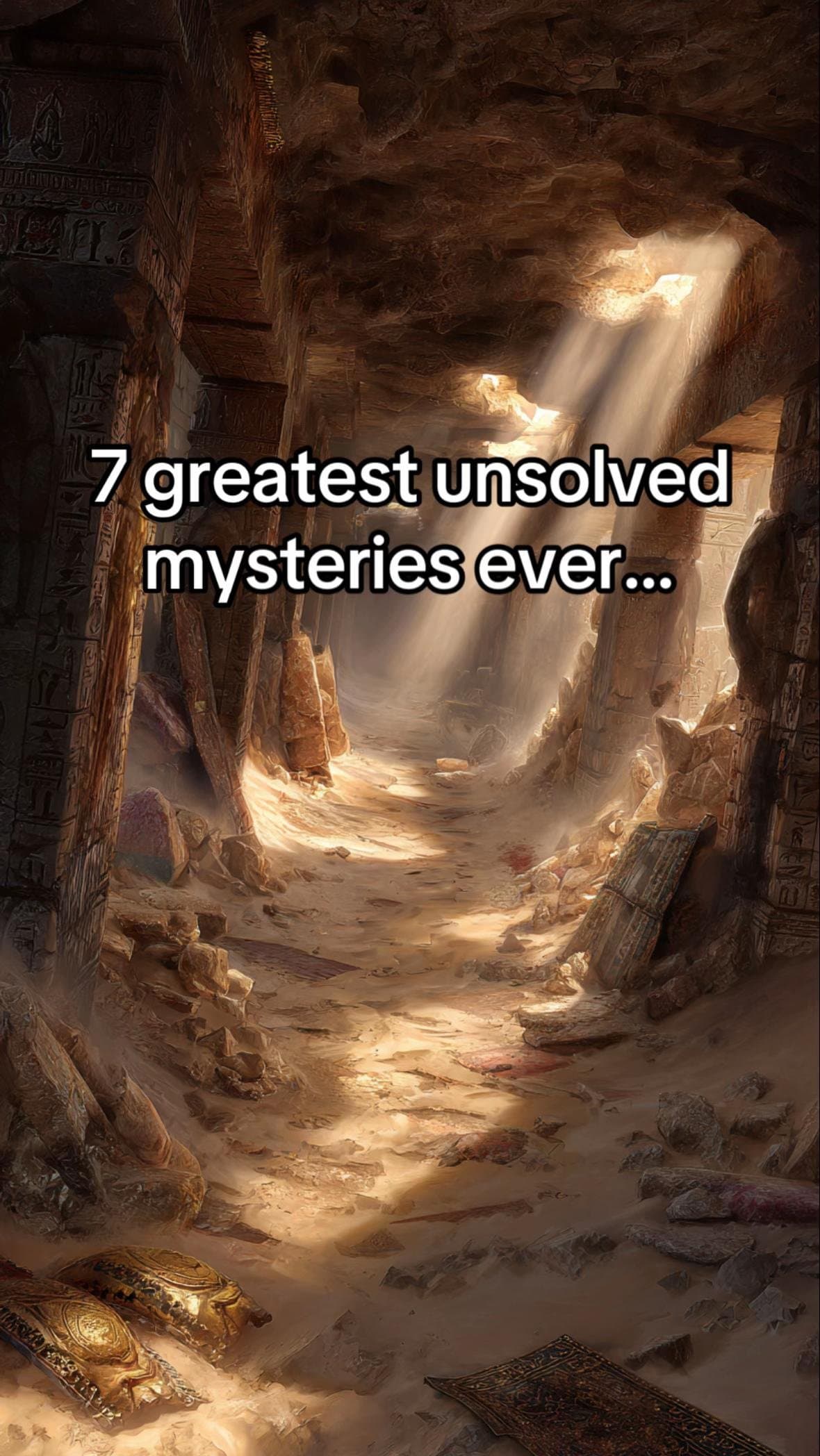 7 greatest unsolved
mysteries ever...