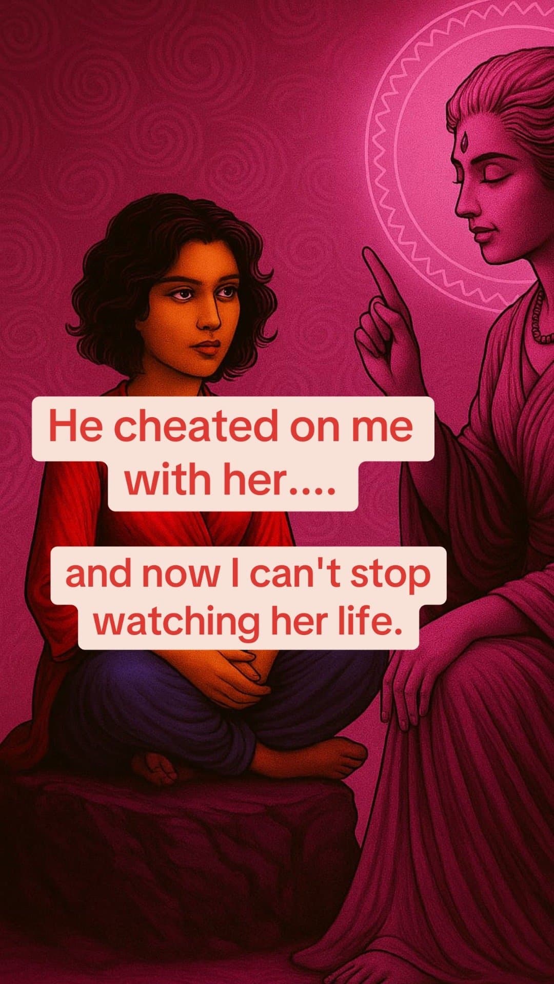 Slide 1: He cheated on me
       with her....

   and now I can't stop
    watching her life.
