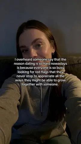 I overheard someone say that the
reason dating is so hard nowadays
is because ev…