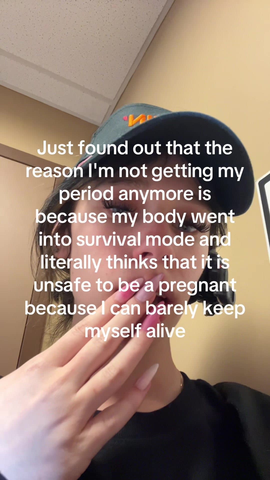 Just found out that the
reason I'm not getting my
period anymore is
because my b…