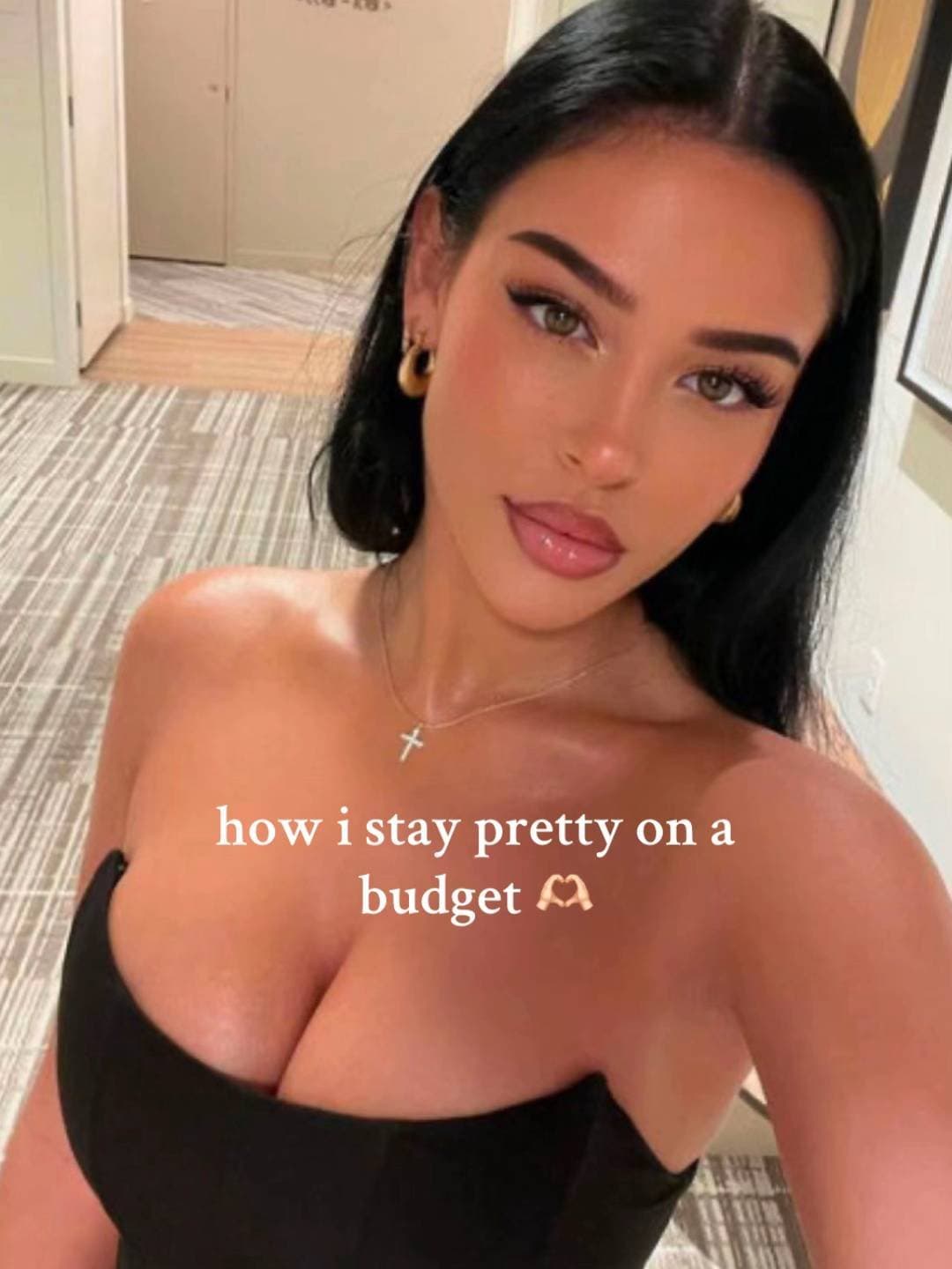 Slide 1: how i stay pretty on a budget 🫶🏼