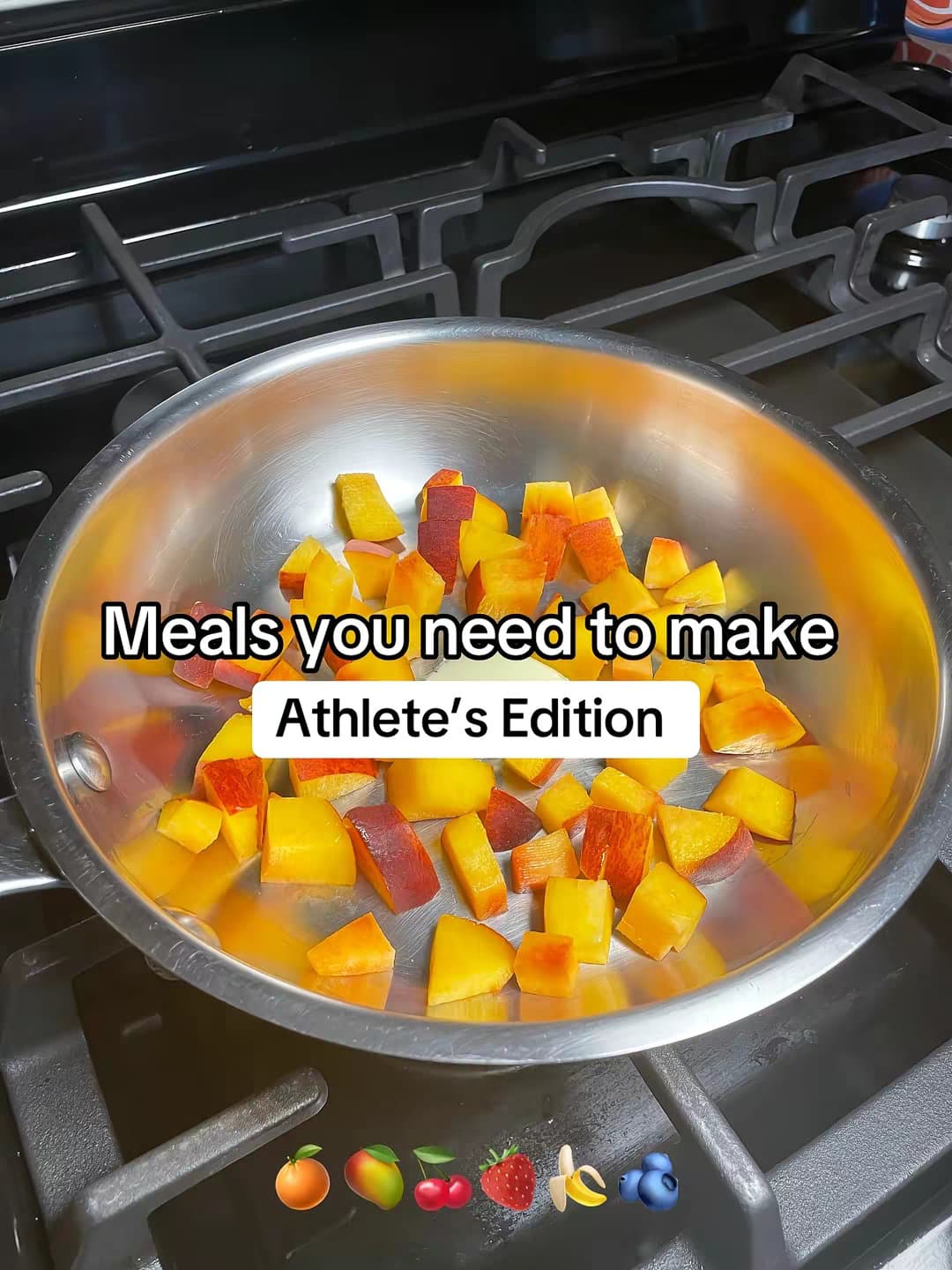 Meals you need to make
Athlete's Edition