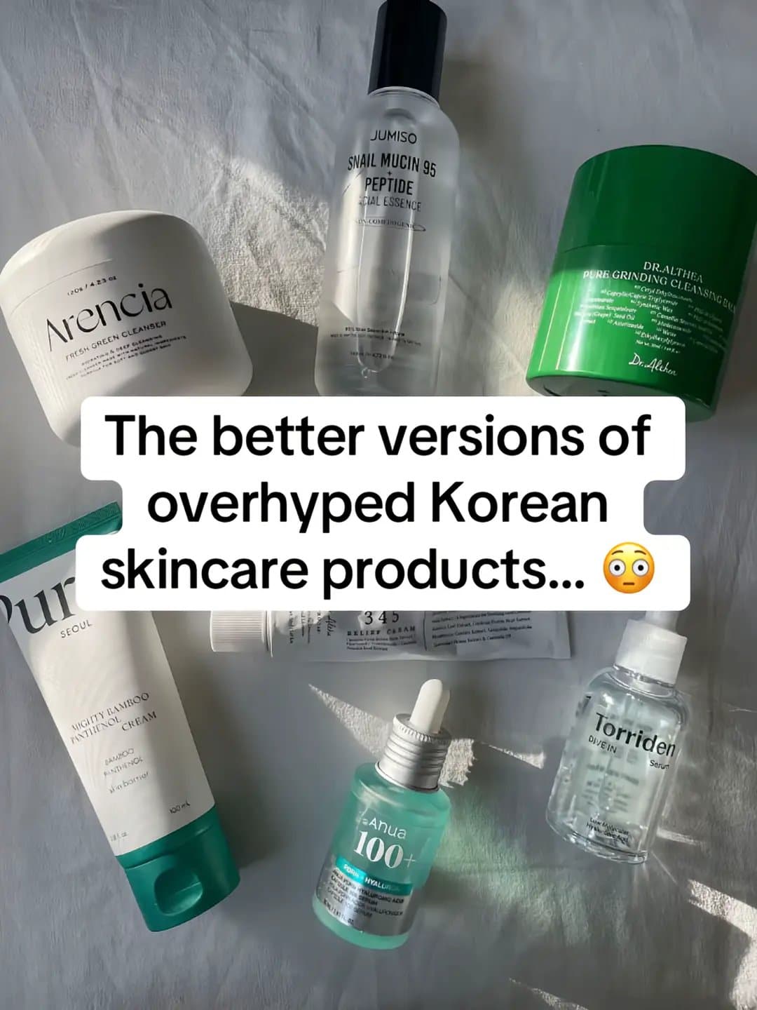 Slide 1: The better versions of
overhyped Korean
skincare products...😳