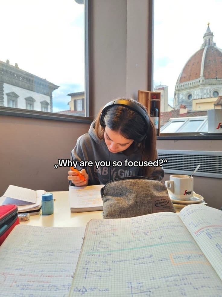 „Why are you so focused?"