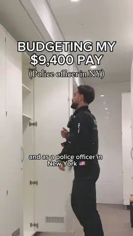 BUDGETING MY
$9,400 PAY
(Police officer in NY)

It's the end of the month

and a…