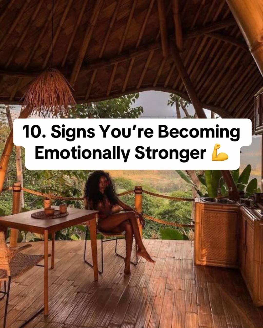 Slide 1: 10 Signs You’re Becoming
Emotionally Stronger 💪