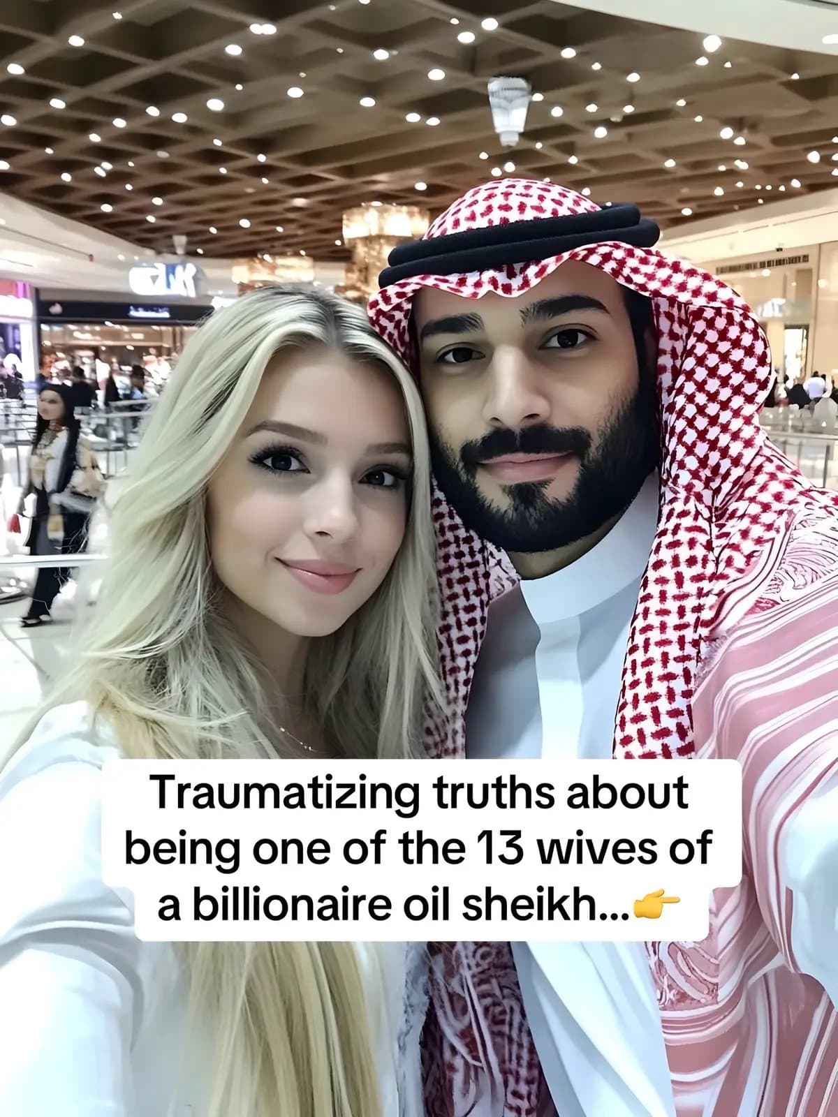 Slide 1: Traumatizing truths about
being one of the 13 wives of
a billionaire oil sheikh... 👉