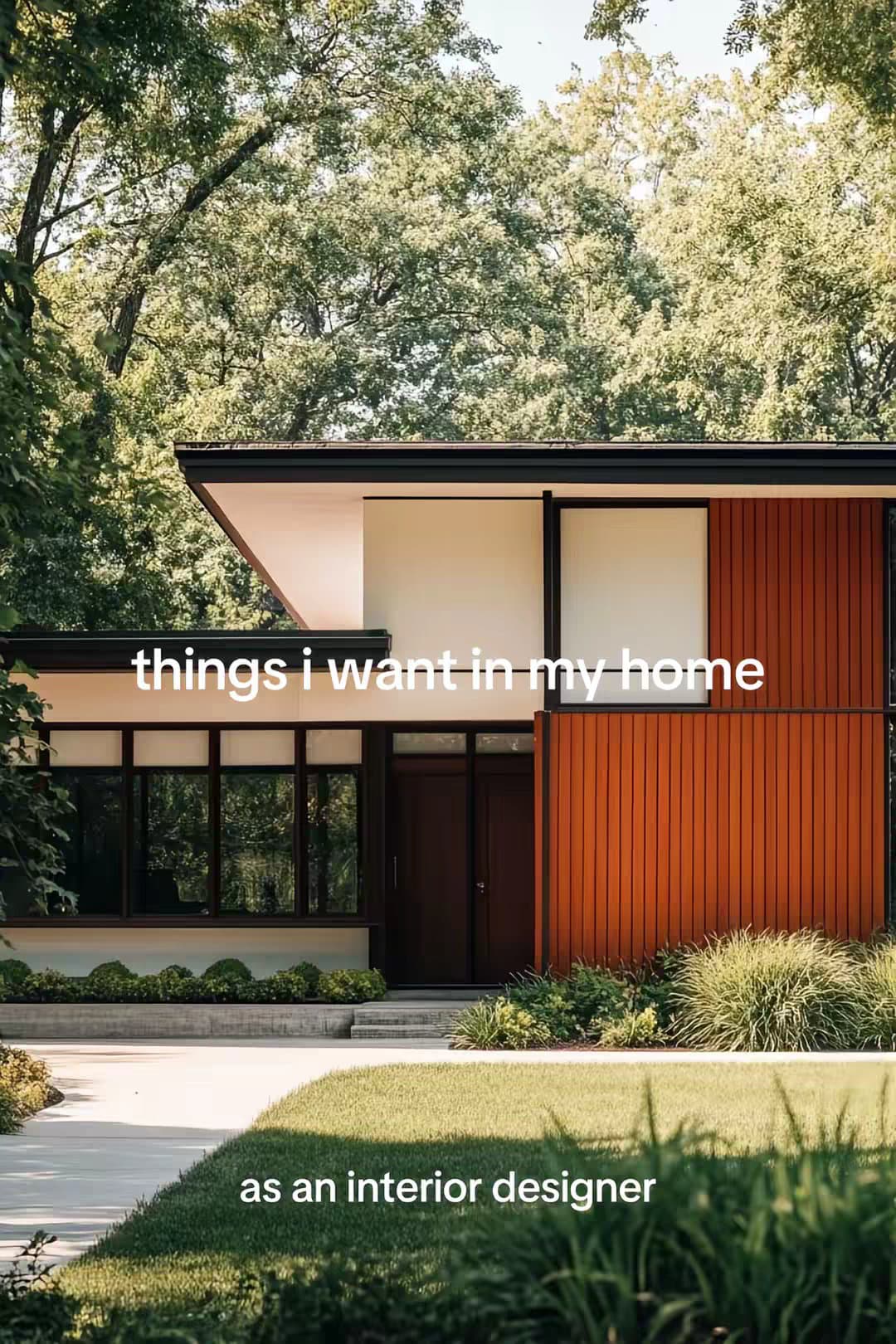 Slide 1: things i want in my home
as an interior designer
