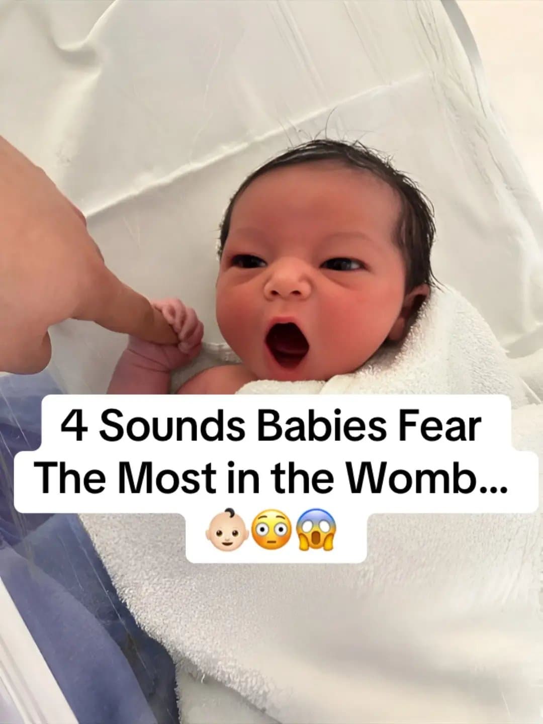Slide 1: 4 Sounds Babies Fear
The Most in the Womb...
👶🏻😳😱