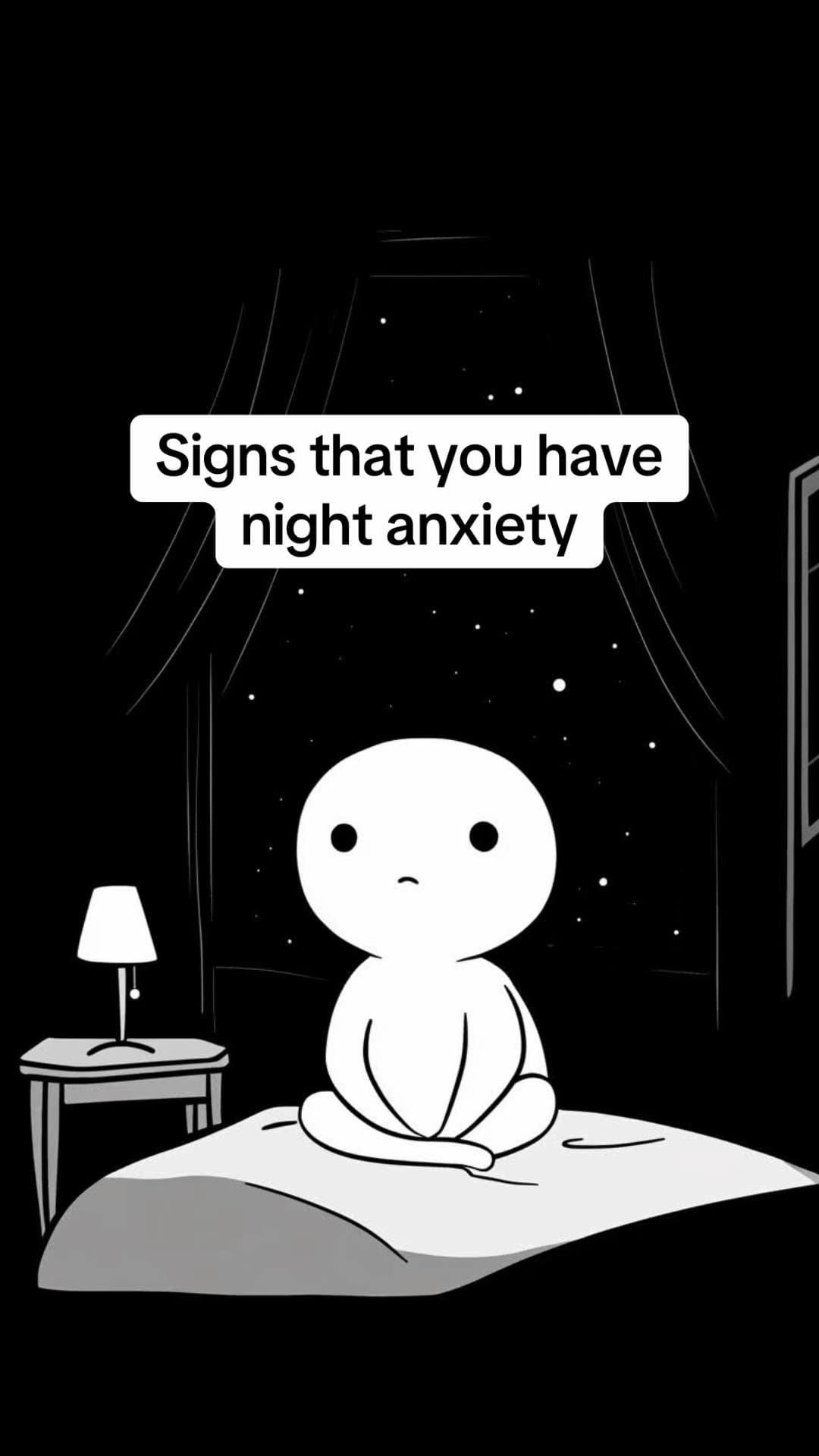 Slide 1: Signs that you have
night anxiety