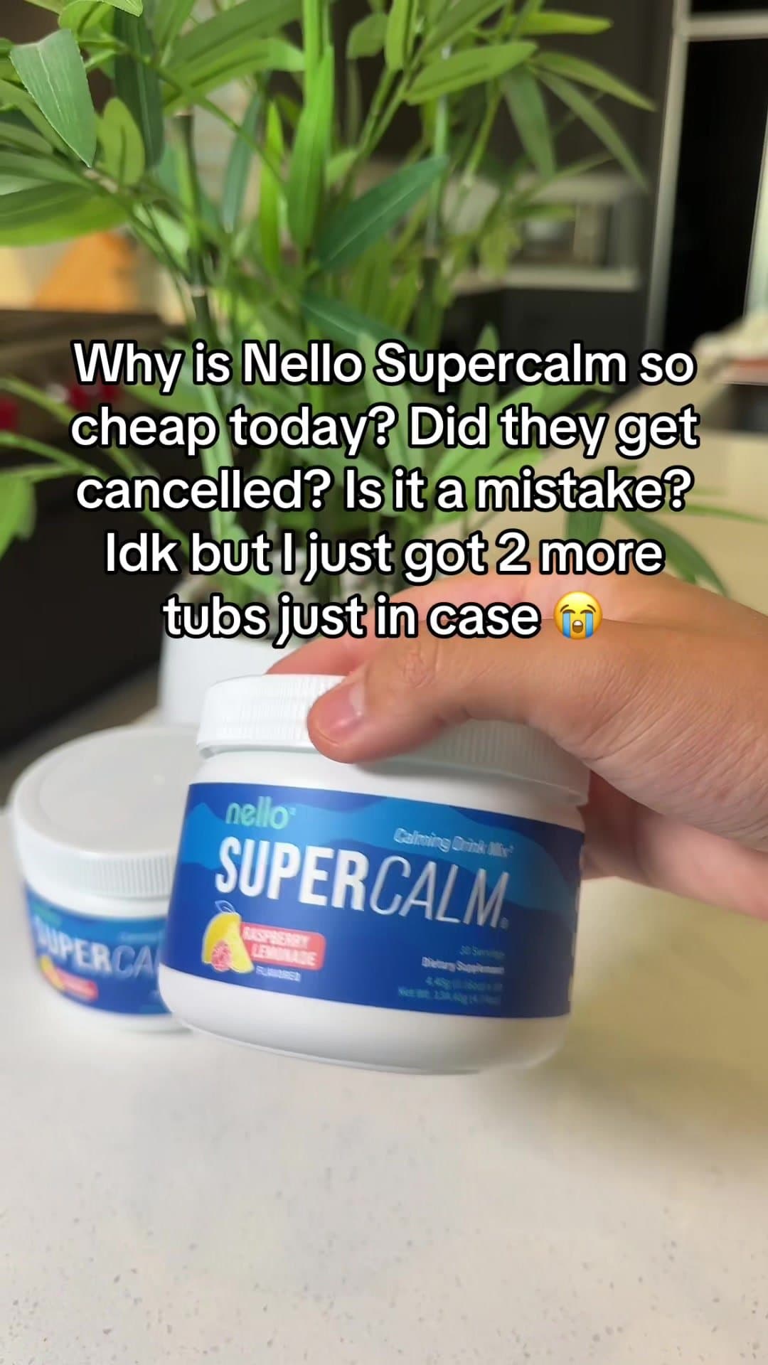 Why is Nello Supercalm so
cheap today? Did they get
cancelled? Is it a mistake?
…