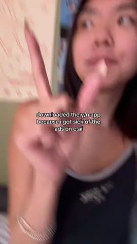 downloaded the y/n app
because i got sick of the
ads on c.ai
accidentally got
a…