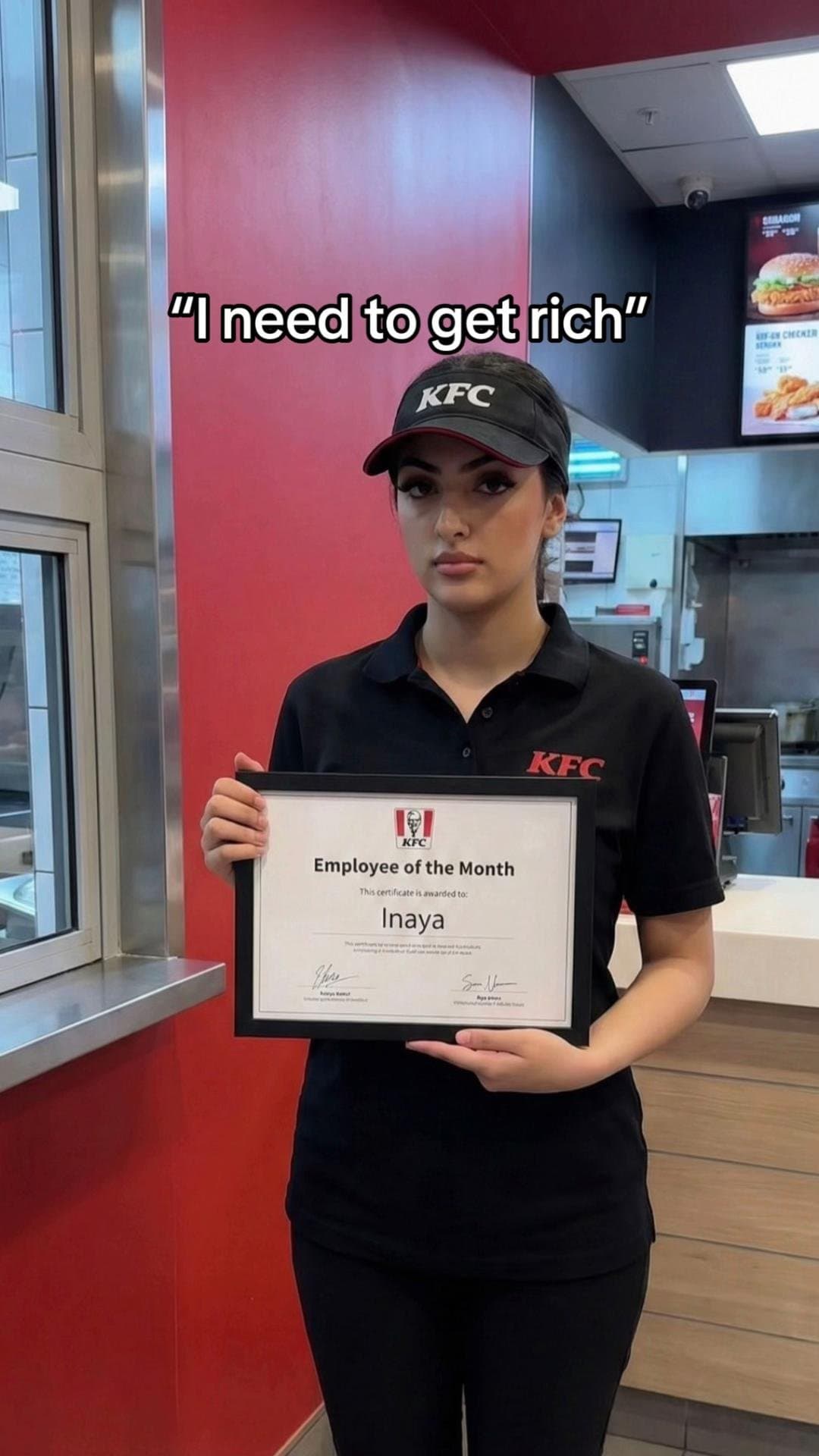 Slide 1: “I need to get rich”